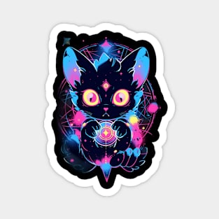 Chakra cat Magnet