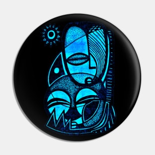 "Nobel" - Love Mother and Child African Symbolic Art Pin