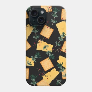 Delicious rosemary and cheese crackers Phone Case