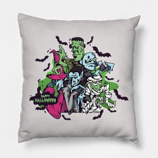 Happy Halloween from the Ghoulish Gang! Pillow