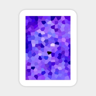 Abstract Purple Surface Pattern Magnet