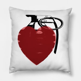 Heart Grenade Pillow