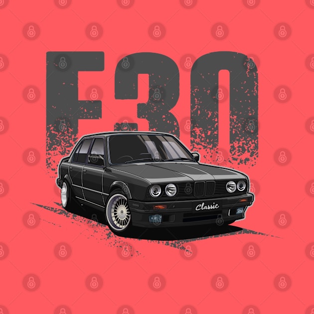 Classic E30 Gang (Super Black) by Jiooji Project