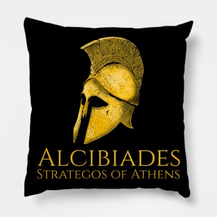 Alcibiades - Strategos Of Athens - Ancient Greek History Pillow