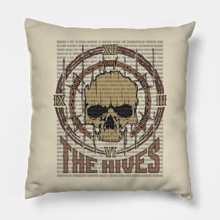The Hives Vintage Skull Pillow