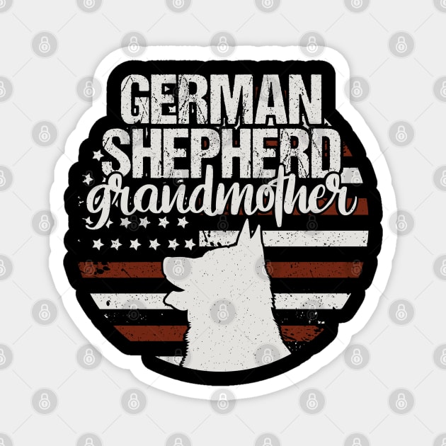 German Shepherd Grandmother Magnet by Tesszero