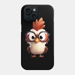 Rooster Cute Adorable Humorous Illustration Phone Case