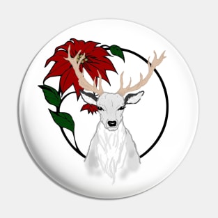 Christmas Stag Pin