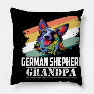 German Shepherd Grandpa Pillow