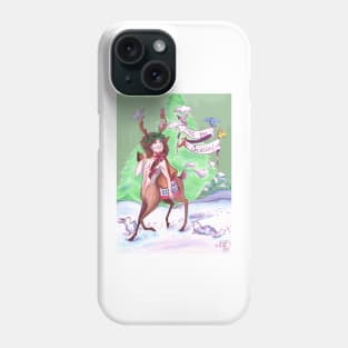 Tis the Season: Polar Express Centaur Card Phone Case