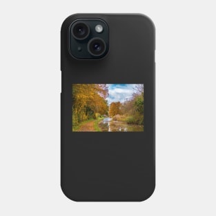 Autumn colours on the canal Phone Case