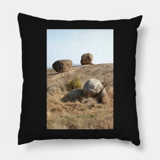 Balancing Rock Formations. Kopjes in Tanzania Pillow