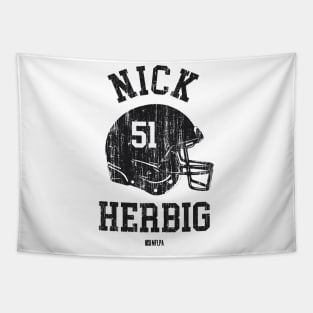 Nick Herbig Pittsburgh Helmet Font Tapestry