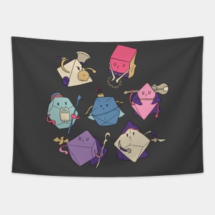 Dice Adventuring Party Tapestry