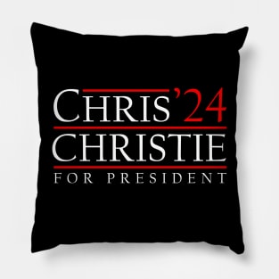 Chris Christie For President 2024 Presidential Campaign Pillow