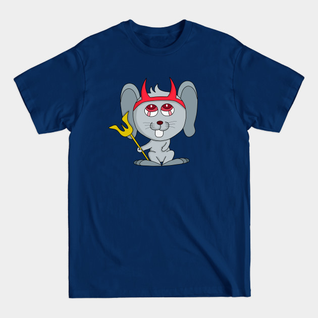 Disover Devil Mouse - Retro Vintage Aesthetic - T-Shirt