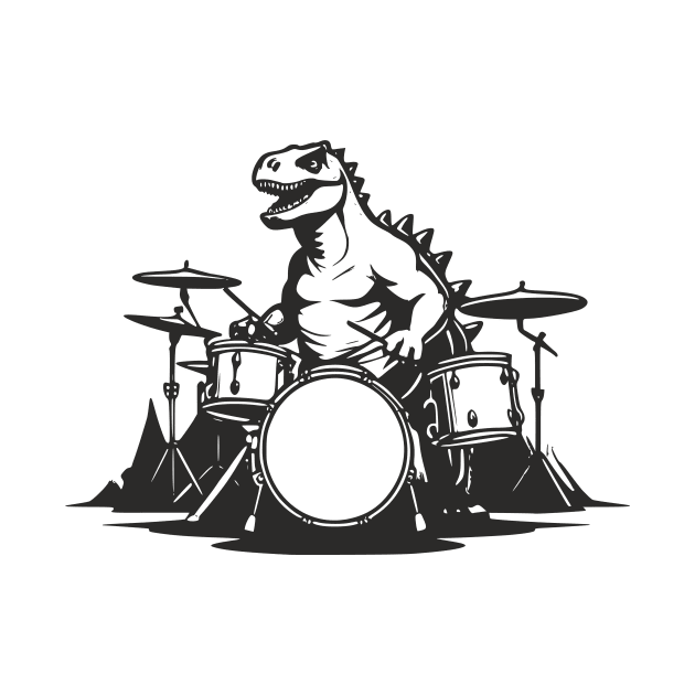 Dino Drummer by aceofspace