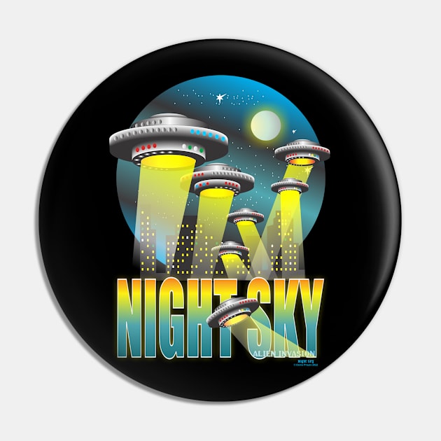 Night Sky One Pin by Get It Wet