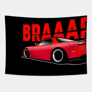 BRAAAP rx7 (red) Tapestry