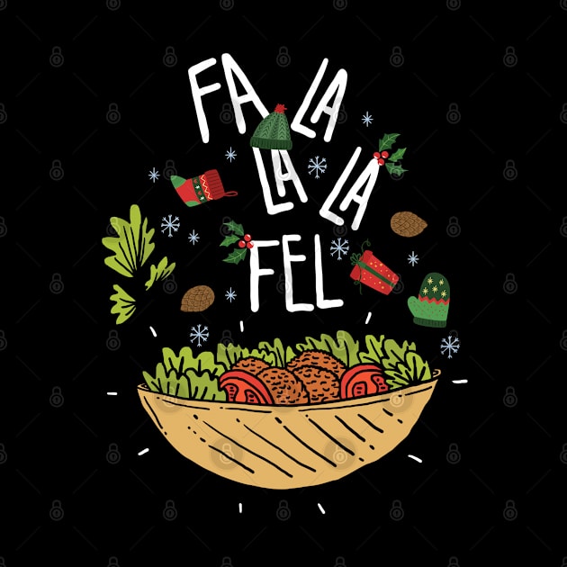 Fa La La La Fel Vegan Funny Ugly Christmas Sweatshirt or T-shirt For Vegans by KsuAnn