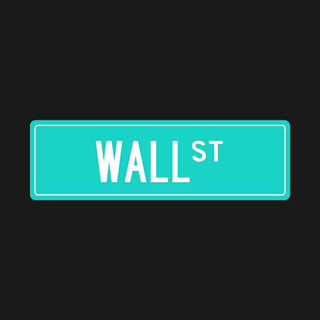 Wall st teal by annacush