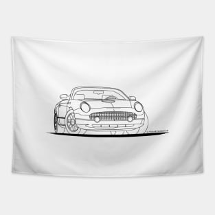 2002-2005 Retro Ford Thunderbird Tapestry