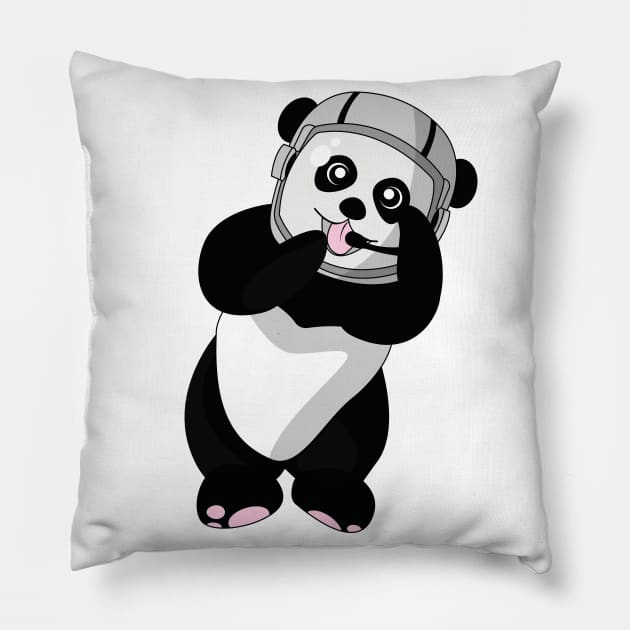 Panda Pillow by Yanchik