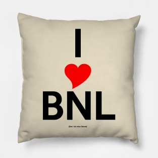 I heart Barenaked Ladies (But I do miss Steve) - Dark Text Pillow