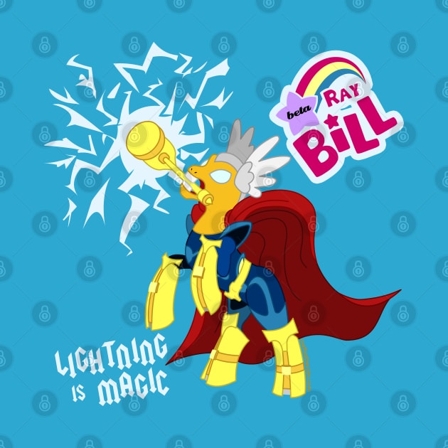 Beta Ray Bill: Lightning is Magic by Katie_OFI