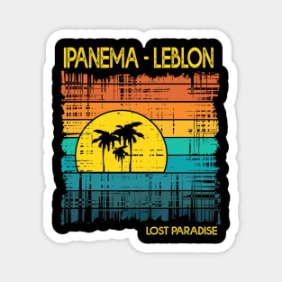 Ipanema - Leblon Beach Brasil Sunset Magnet