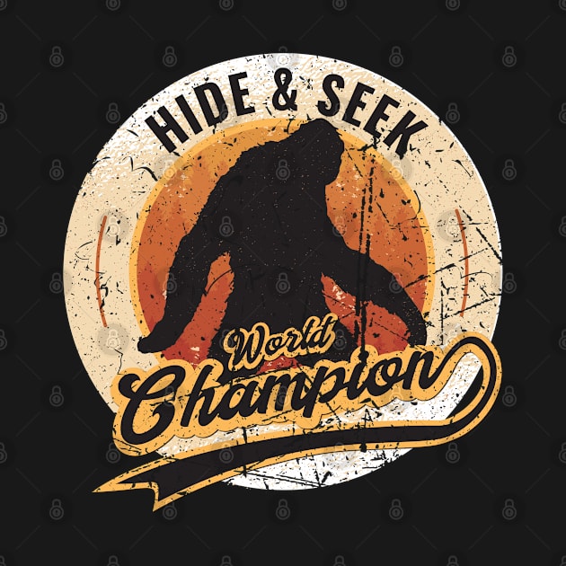 Hide and Seek World Champion Bigfoot Fan Gift by TO Store