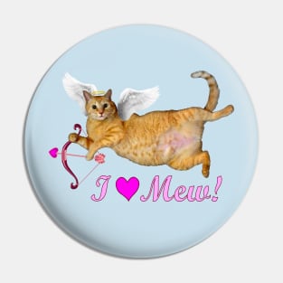 I Love Cat Pin