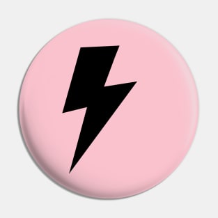 Black Lightning on Pink Pin