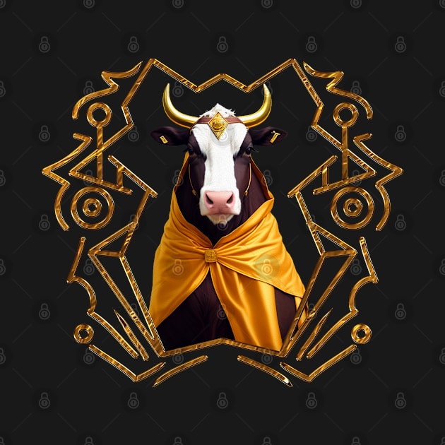 WISE GOLDEN COW by Stavros Galiatsos