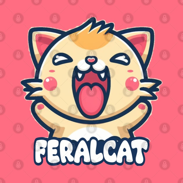 feral cat by AOAOCreation