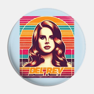 Lana Del Rey - Vintage 70's Inspired Pin