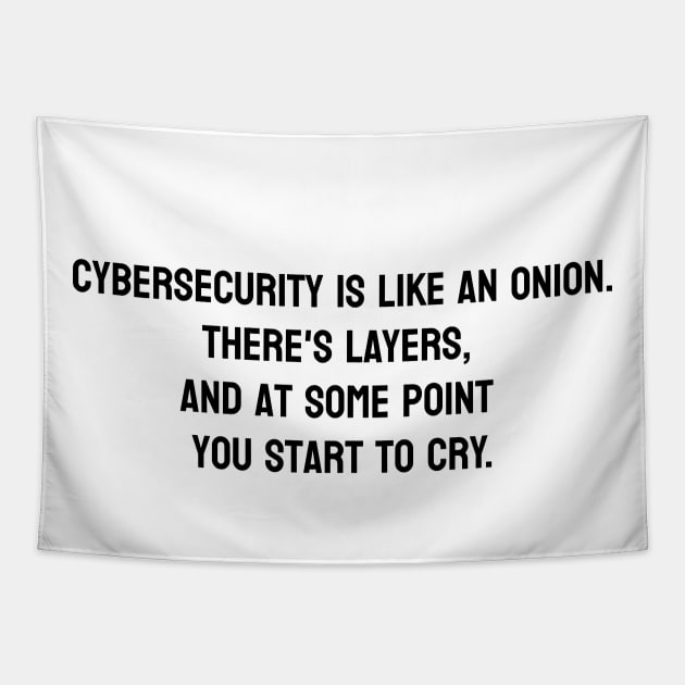 Cyber Security Specialist and Security Engineer Tapestry by EmbeeGraphics