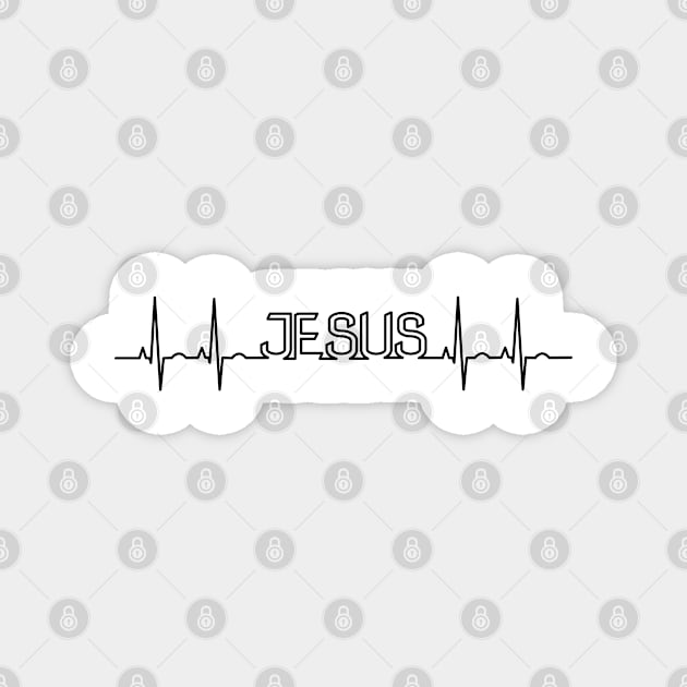 Jesus - At the Heartbeat Magnet by jonathanptk