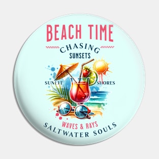 Summer, Sun, Beach, Joy Pin