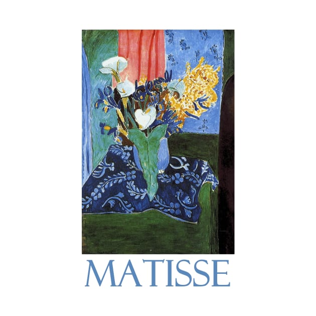 Calla Lilies, Irises and Mimosas (1913) by Henri Matisse by Naves