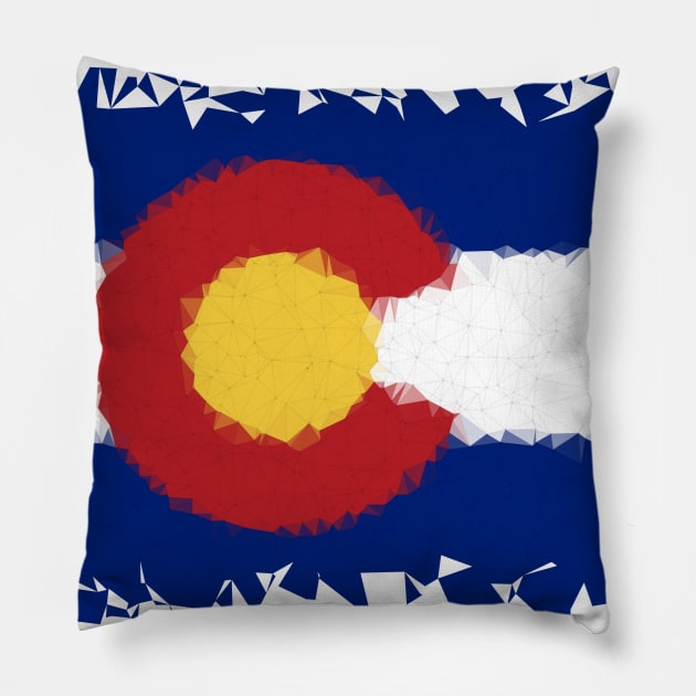 Low Poly Colorado Pillow by TRIME