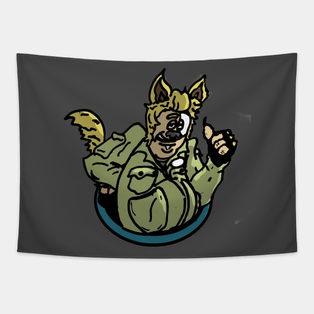 Barf logo Tapestry by Undeadredneck