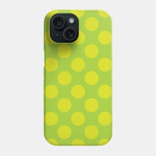 Lime Dots Pattern Phone Case