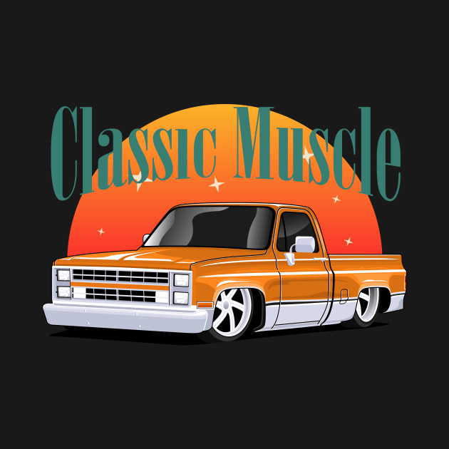 truck chevy classic cars by masjestudio