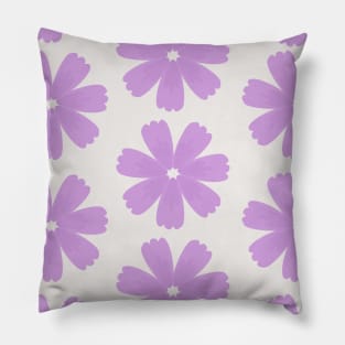 Diseño grafico floral en rosa y blanco Pillow