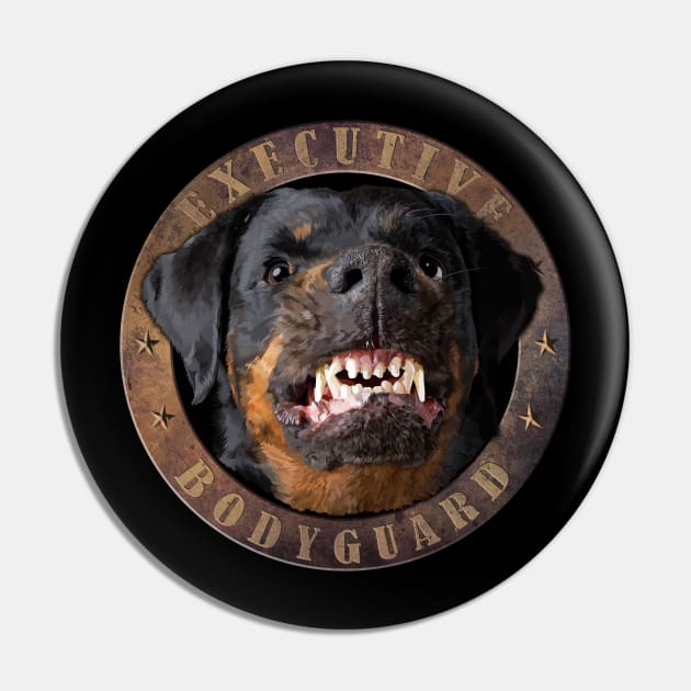 Executive bodyguard Angry rottweiler Pin by Dezigner007