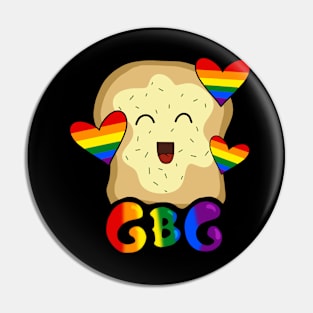 Garlic Bread Gang Gay Pride Pin