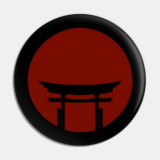 Japanese temple Pin