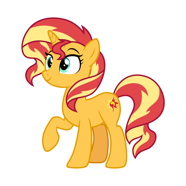 Mirror Magic Sunset Shimmer pony 4 by CloudyGlow