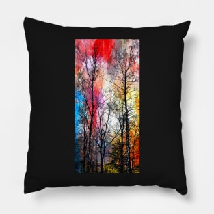 Trees in Color Pillow